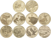 10x 5 EUR Slovensko 2021-25 CC UNC "Fauna a flóra"